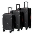 thumbnail image 1 of Vailor 3-Piece Black Hardside Expandable Double Spinner Luggage Set, 1 of 10