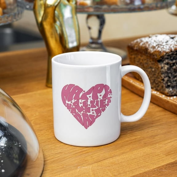 Vaines Day Mug - Perfect Gift Partner, Vaines Heart Design, Girriend, Fianc, Wife, Cute, Cuddle bunny, Sweet, lovely.