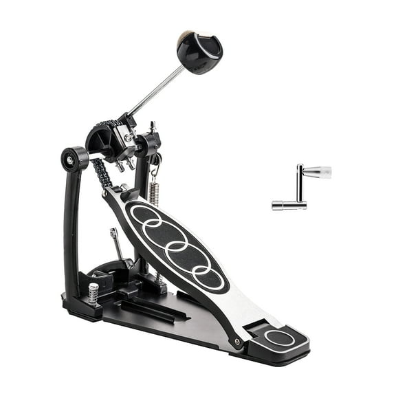 Vaisoeny Bass Drum Pedal, Double Chain Kick Drum Pedal for Bass Drum and Drum Set (V-DC-YQ09)