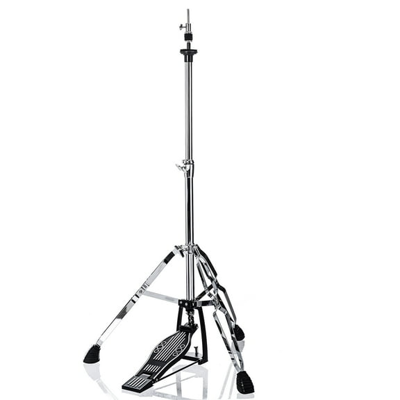 Vaisoeny Hi Hat Stand,Three Legs Hi-Hat Stand,Adjustable Height 23.6" to 39.3", Double Braced High Hat Stand with Widened Non-Slip Rubber Feet (V-CC-ST09)