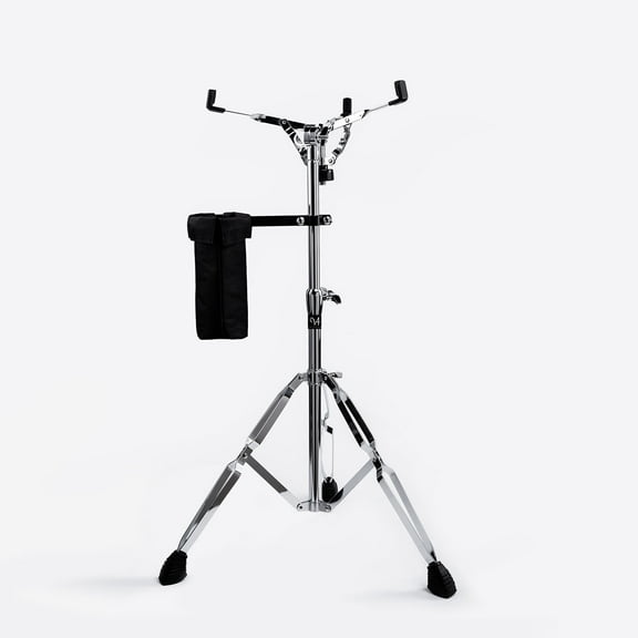 Vaisoeny Snare Drum Stand,Snare Stand with Drum Sticks Holder,Double Braced Adjustable Extended Height 29.5" to 47", Drum Pad Stand for 10-15 Inches Snare Drum and Practice Pad (V-EJGJ001)