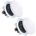thumbnail image 1 of Vaiyer Pair of 8" In-Wall In-Ceiling Speakers 600W Total 2-Way Flush Mount 8 Ohm Mid Bass Woofer for Home Office Kitchen Living Room, 1 of 10