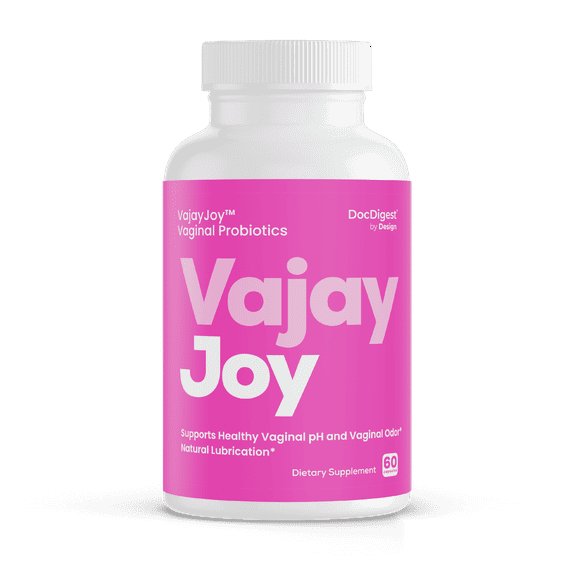 VajayJoy Vaginal Probiotics for Women Lactobacillus Probiotic Blend with Prebiotics. Womans health supplement supports healthy vaginal odor and a balanced vaginal flora. One Month Supply.
