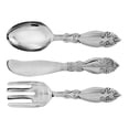 thumbnail image 1 of Vajilla Deco Wall Cutlery, Fork, Knife, Spoon, Kitchen Wall Art, Sculpture, Silver, Aluminum, Decorative, Home D√©cor, Fork: 24" x 5.5" x 2", Knife: 23.75" x 3.5" x .75", Spoon: 24.75" x 6.5" x 3", 1 of 2
