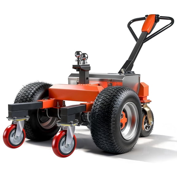 Vakiorn Electric Trailer Dolly Super Duty 6 Wheel 7500 LBS Max All Terrain Wheels Adjustable Speed Reverse Drive Brake Switch 2 4 Inch Ball Hitch for RV Camper Trailer