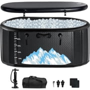 Vakiorn Ice Bath Tub 248 Gallon Hot Cold Plunge with Cover Storage Bag for Athletes Home Gym