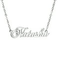 thumbnail image 1 of Vakki Name Customized Necklace Personalized Necklace Stainless Steel Nameplate Necklace 18K Gold Plated Chain Jewelry for Women, 1 of 5