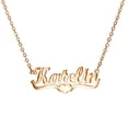 thumbnail image 1 of Vakki Name Customized Necklaces Stainless Steel Personalized Diamond Shape Name Necklace for Women Customized Gift, 1 of 5