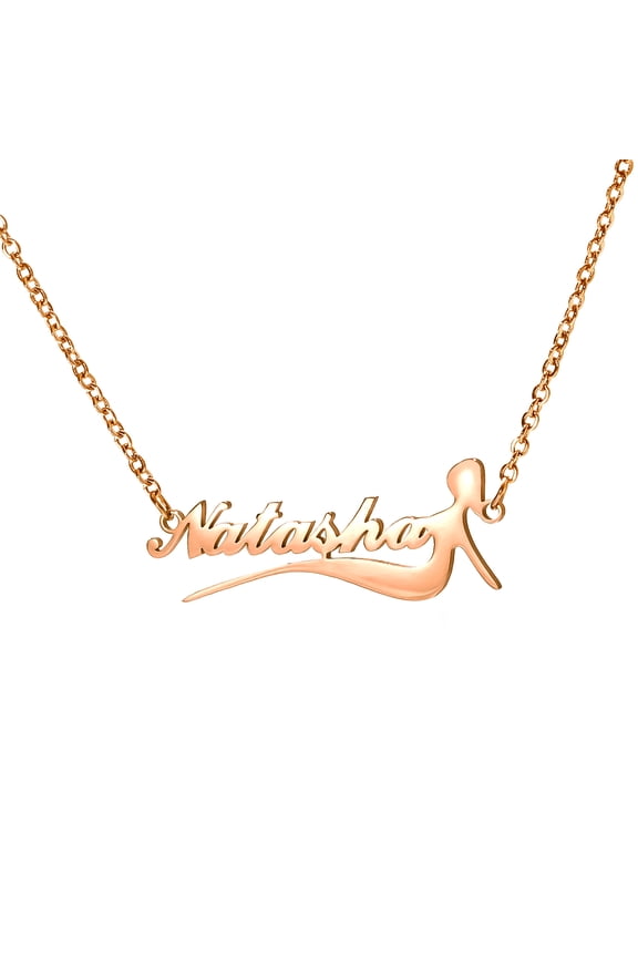 Name Customized Necklaces Stainless Steel Personalized Pendant Necklace