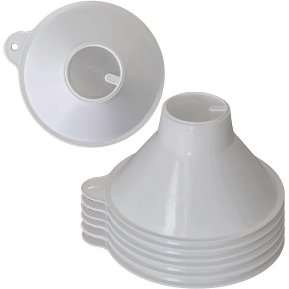 Vakly Calculi Strainer - Kidney Stone Collector Funnel with Mesh Filter for Straining Urine, 6 Pack