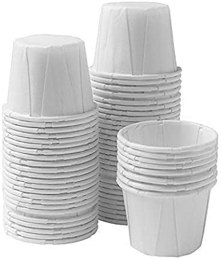Vakly Disposable Paper Souffle Medicine Cups 1/2 Ounce [Pack of 250