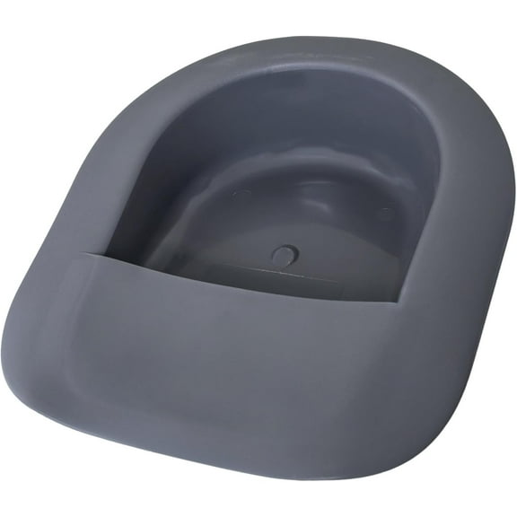 Vakly Heavy Duty Bariatric Bedpan - Large Fracture Bed Pan with Spill-Free Guard, Plastic, Pack of 1