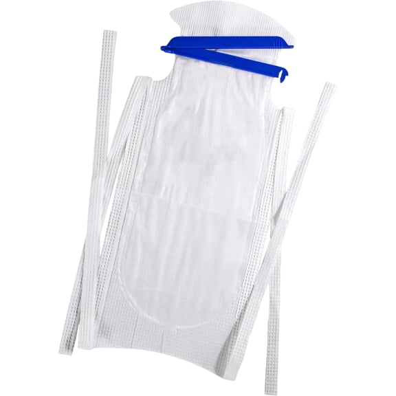 Vakly Refillable Ice Bags with Clamp Closure - Soft Reusable Icepack - Large, 6-1/2 x 14 - Pack of 1