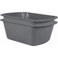 thumbnail image 1 of Vakly Wash Basin - Rectangular Plastic Soaking Tub - 7 Quart Graduated Bucket - 2 Pack, 1 of 9