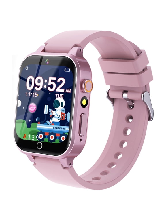 Kids Smart Watch Gift for Age 5-12, 26 Games HD Touch Screen Kids Watches with Video Camera Music Player Pedometer Flashlight Educational Toys Birthday Gifts for Girls Boys Ages