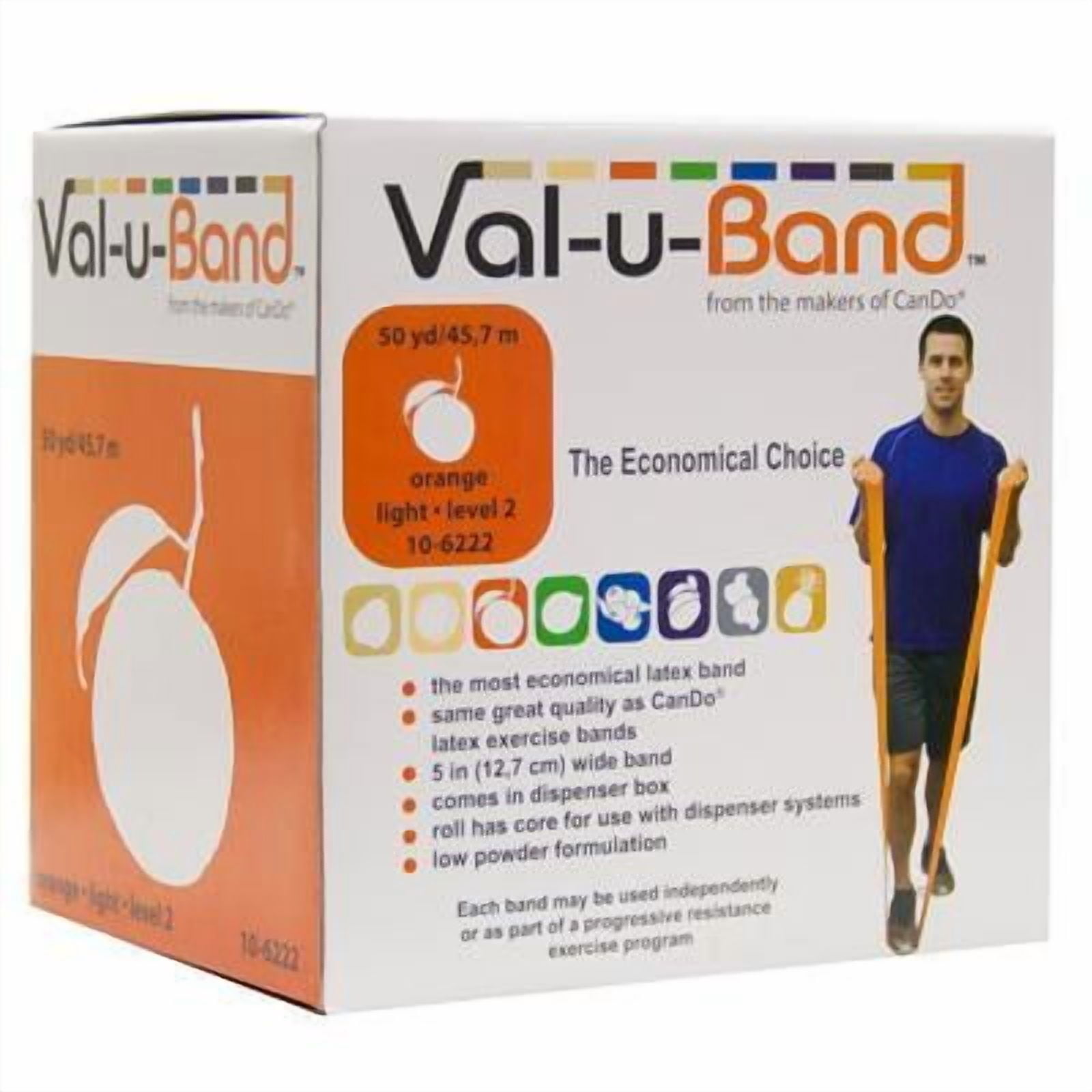Val-U-Band Low Powder Exercise Fitness Band - 50 yard