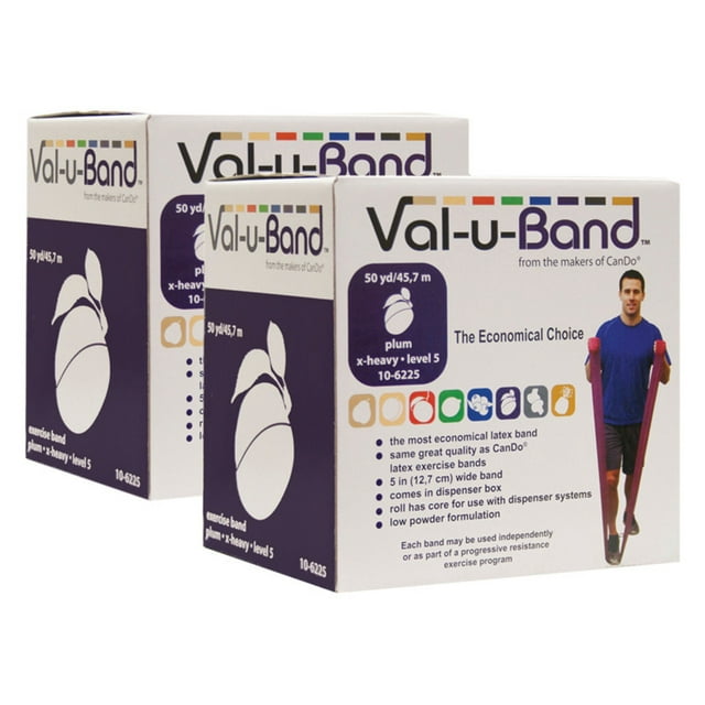 Val-U-Band Low Powder Exercise Fitness Band - 50 yard