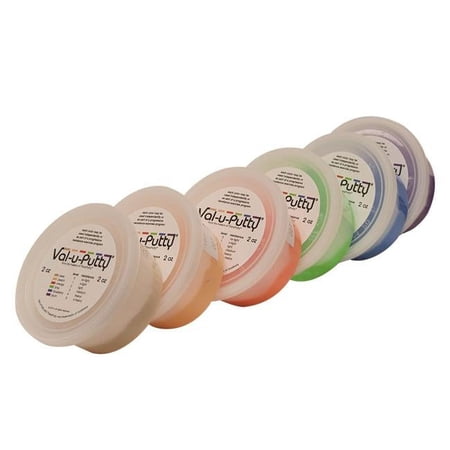 Val-U-Putty 10-3906 2 oz Exercise Putty - 6 Piece