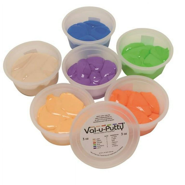 Val-u-Putty Exercise Putty - 6 Piece Set - 3 oz Val-u-Putty Exercise Putty - 6 Piece Set - 3 oz