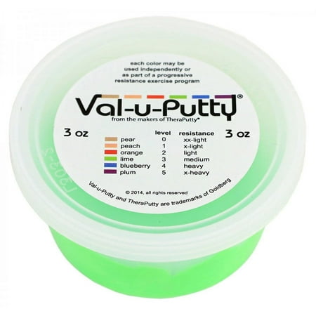 Fabrication B2176944 Val-U-Putty Exercise Putty - Lime - Medium - 3 oz
