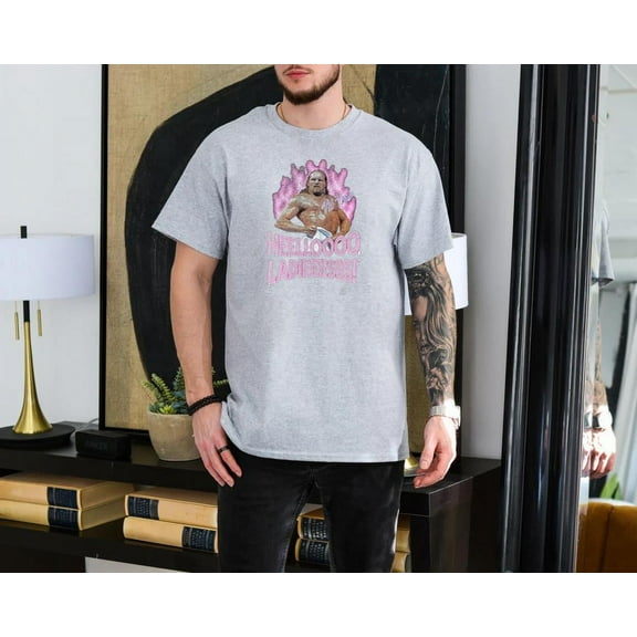 Val Venis Hello Ladies Retro Style Graphic Pro Fan Gift Unisex T-Shirt, for men & women, up to size 5XL