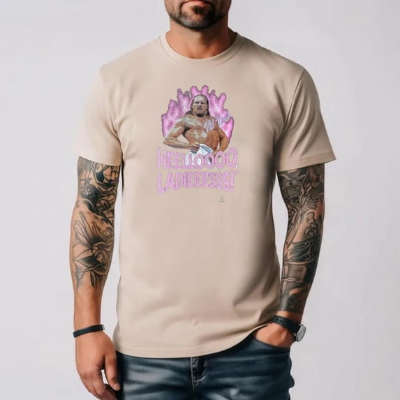 Val Venis Hello Ladies Retro Style Graphic Pro Fan Gift Unisex T-Shirt, for men & women, up to size 5XL