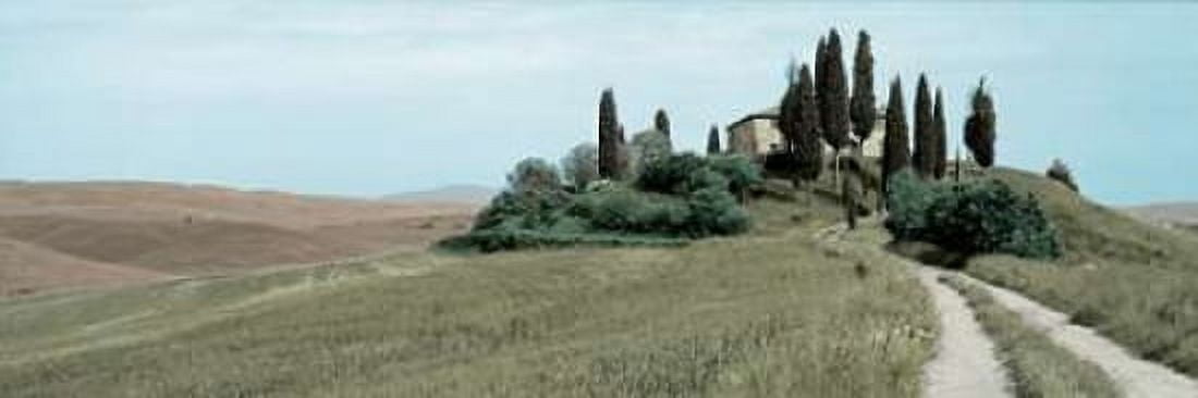 Val d?¢‚Ç¨‚Ñ¢Orcia Pano - 4 Canvas Art - Alan Blaustein (12 x 36)