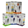 thumbnail image 1 of Val-u-Band Exercise Bands 5 Ft. Singles, 30 Pieces Dispenser, 5 Pieces Set (1 Each: Peach-Plum), 1 of 1