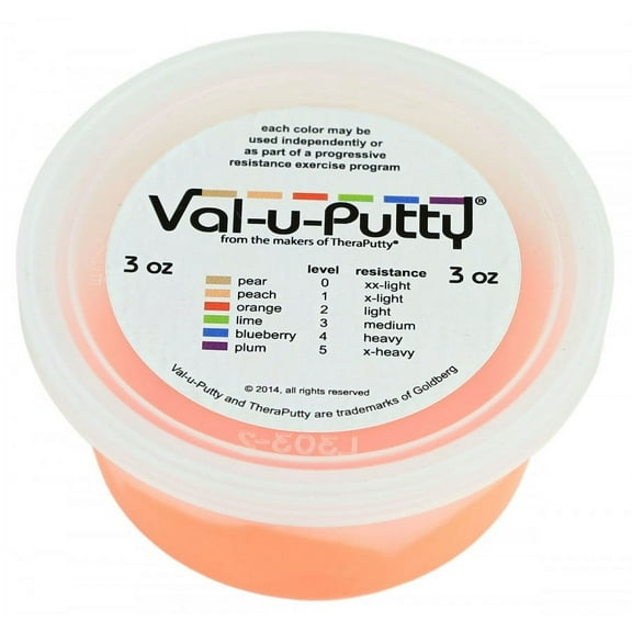 Val-u-Putty Exercise Putty Color: Orange, Size: 3oz