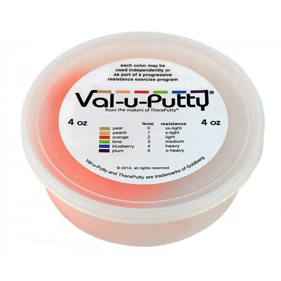 Val-u-Putty Exercise Putty Color: Orange, Size: 4oz