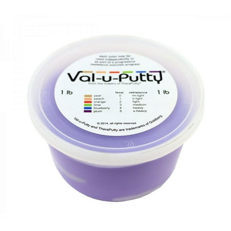 Val-u-Putty Exercise Putty Color: Plum, Size: 1lb