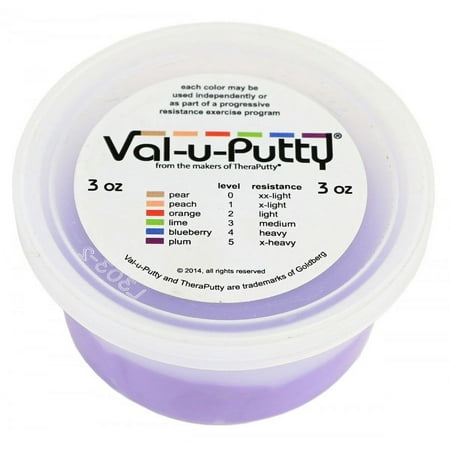 Val-u-Putty Exercise Putty Color: Plum, Size: 3oz