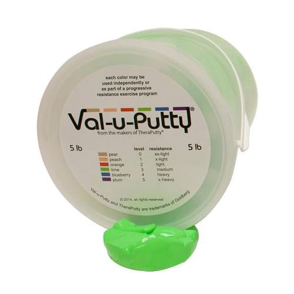 Val-u-Putty exercise putty, lime, 5 pound