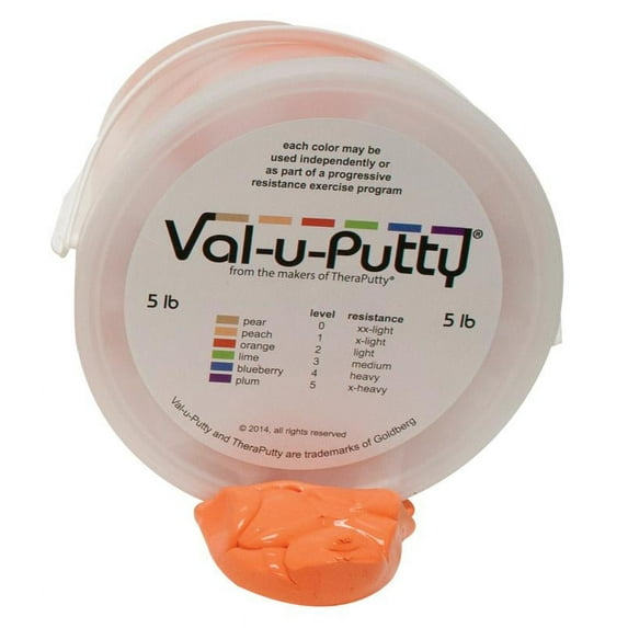 Val-u-Putty exercise putty, orange, 5 pound
