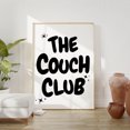 thumbnail image 1 of ValCoPo The Couch Wall Print, Black and White Living Room Decor, Funny Quote Art, Aesthetic Apartment Wall Art, Trendy Print, 1 of 3