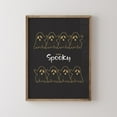 thumbnail image 1 of ValCoPo Trendy Halloween Wall Art Retro Stay Spooky Ghost Art Print Boo Signs Funny Quote Poster Maximalist Halloween Wall Decor, 1 of 3