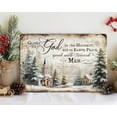thumbnail image 1 of ValCoPo Vintage Christmas Scripture Metal Sign, Rustic Holiday Church Decoration, Personalized Christmas Sign, 1 of 3