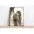 thumbnail image 1 of ValCoPo black art, black girl art, black woman wall art, black wall art, black woman art, black girl wall art, black art print, white rose poster HD, 1 of 3