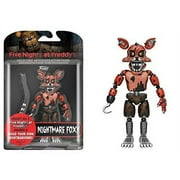 ERETOY Collectible Articulated Fnaf Action Figures - 5.8" Nightmare Foxy Five Nights at Freddy's Toys Action Figures - Fnaf Toys Figures Birthday Christmas Gifts for Kids Boys Girls & Fans