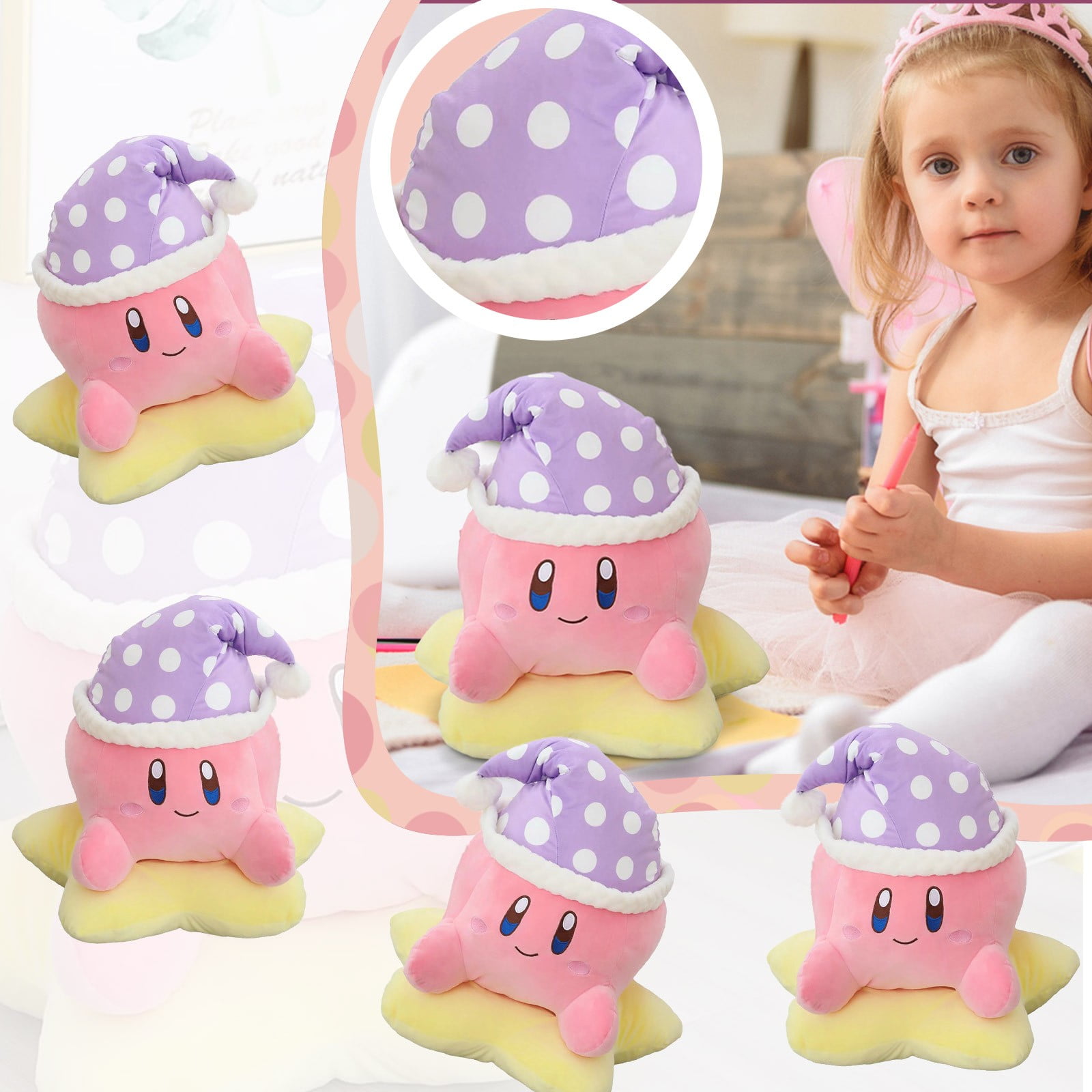 ERETOY Kirby Plush & Stuffed Animal Toys - 9.8