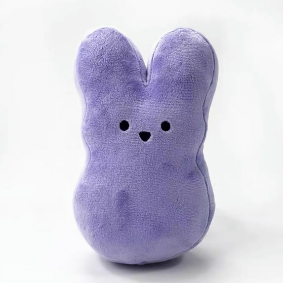 ValHome Rainbow Bunny Plush Toys Easter Basket Stuffed Animals - 5.9" Bunny Marshmallow Plushies Rabbits Soft Huggable Pillow - Spring Décor Easter Egg Hunt Prizes Birthday Gifts for Kids (Purple)