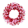 thumbnail image 1 of ValHome Red & Pink Valentine's Day Floral Wreath - 22" Romantic Artificial Flower Valentine Wreath - Spring Wreath Home Decor for Front Door, Anniversary, Wedding & Love-Themed Decoration, 1 of 9
