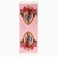 thumbnail image 1 of ValHome Soft Pink Virgin Mary Prayer Shawl with Roses - Catholic Devotional Wrap Scarf with Fringe - Lightweight Religious Shawl for Prayer, Church, Faith Gifts for Women, 1 of 7