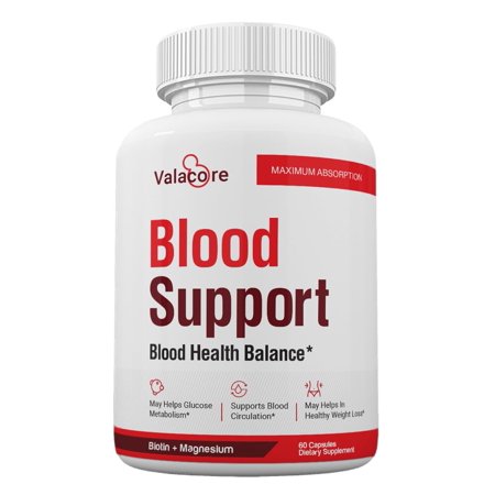 Valacore Blood Support Capsules, Blood Stabilizer Premium Formula