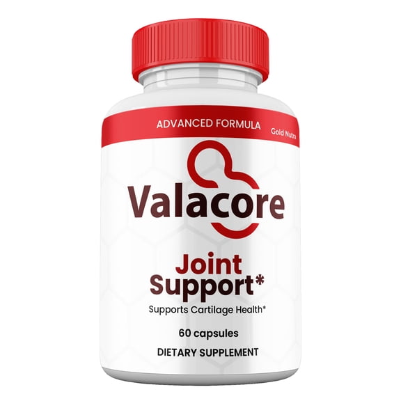 Valacore Joint Support Capsules,, Vala core Maximum Strength Joint Support Supplement All-Natural Pills, 30 Day Supply (1 Pack)