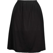 Valair Classic Short and Long Half Slip Skirt for Ladies and Girls - Slight Flair - Anti Static - Ranges 14" To 34" Length