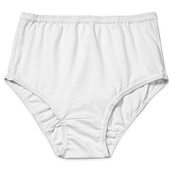 Valair Women's Full Cut Soft Cotton Brief Panty - Pack of 3 - Various Colors