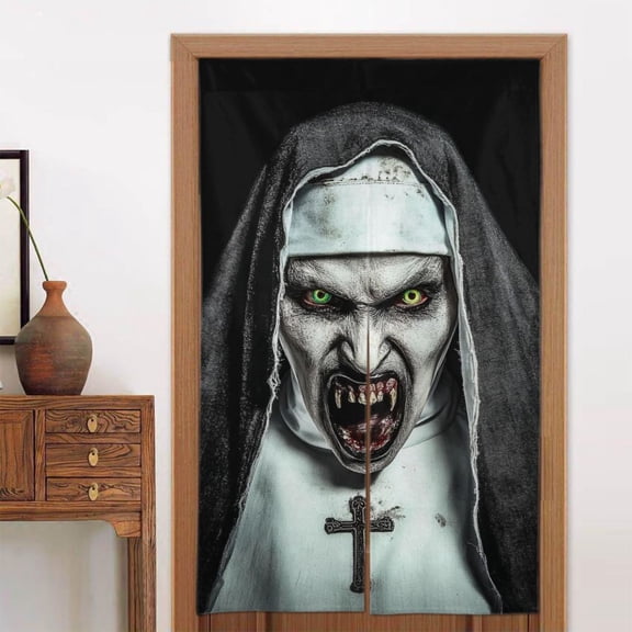 Valak Door Curtains Doorway Privacy Dividers Noren Curtain Blackout Tapestry Wall Hanging for Home Decor 34x56in