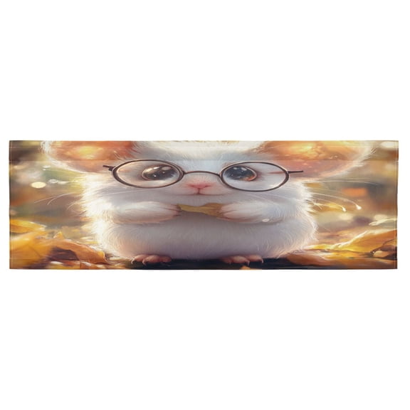 Valance 54x18In Kitchen Curtain Living Room Curtain Bedroom Curtain Balcony Door Curtain Utility Room Curtain Adorable White Mouse