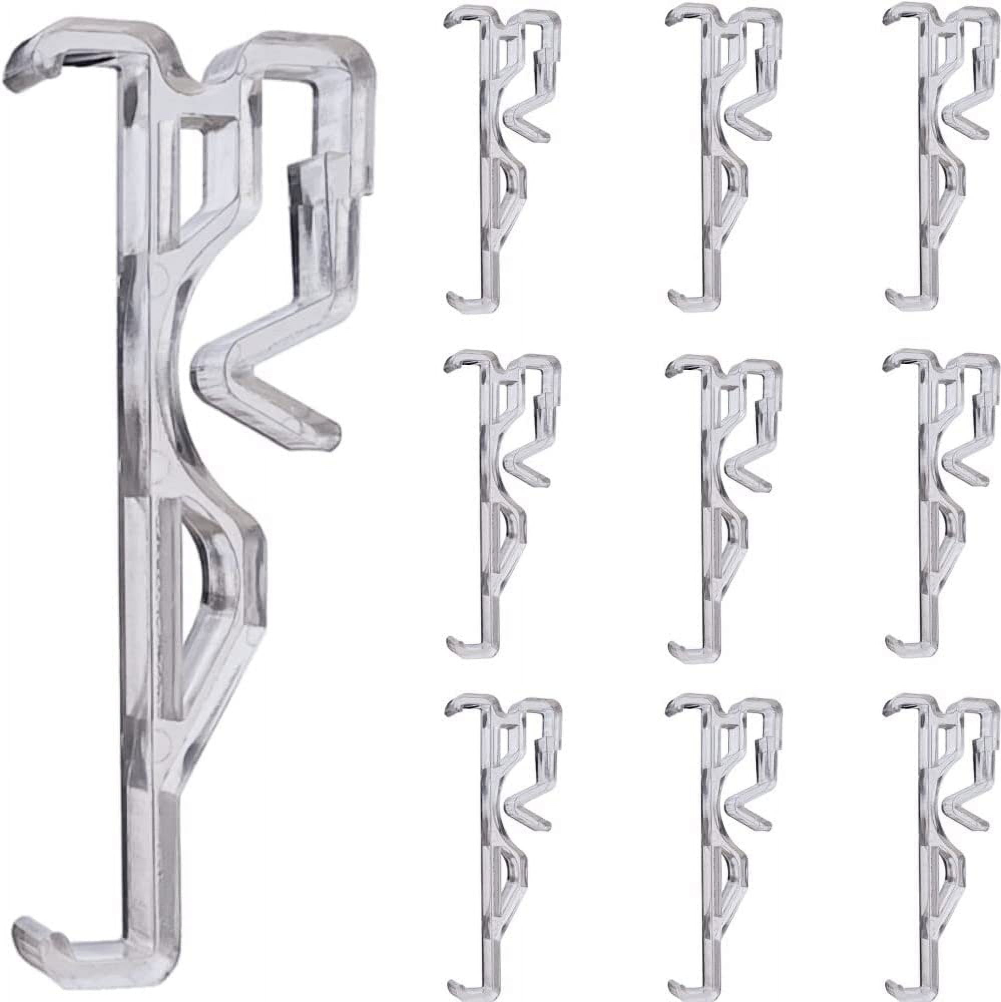 Valance Clip ZZLZX 10PCS 2.5inch Clear Plastic Barbados